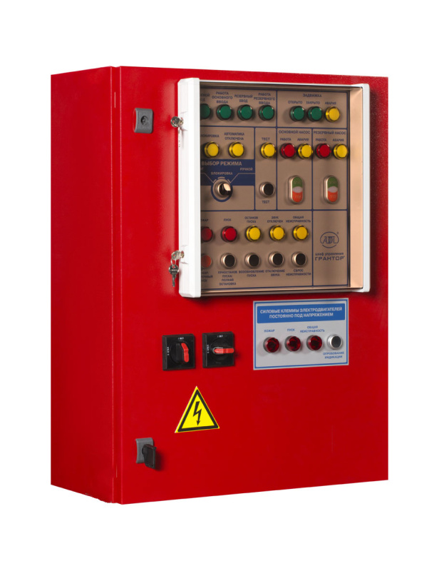 Шкафы управления насосами пожаротушения на 3 насоса с УПП